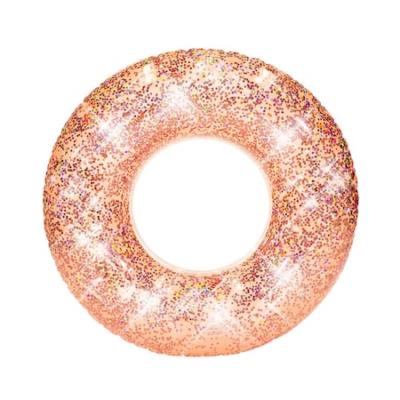 Whole-In-One 48 in. Jumbo Rose Gold Glitter Pool Tube WH2628153